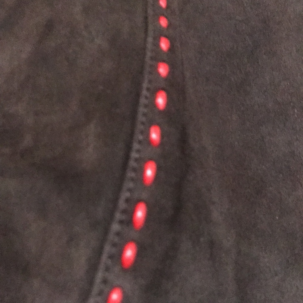 ⚡️FINAL PRICE⚡️ Moschino Cheap and Chic Vintage Flower Leather Skirt - Picture 9 of 16